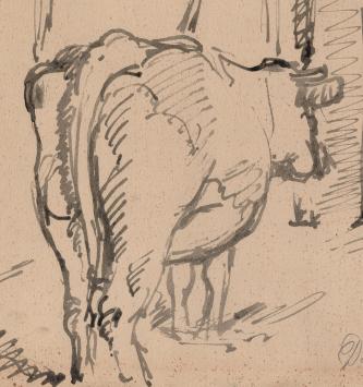 Inkttekening van Victor Dolphyn