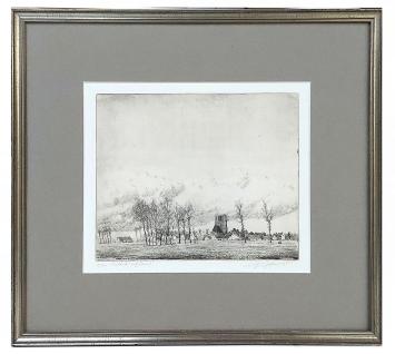 Ets van Belgische kunstenaar Willem Dolphyn