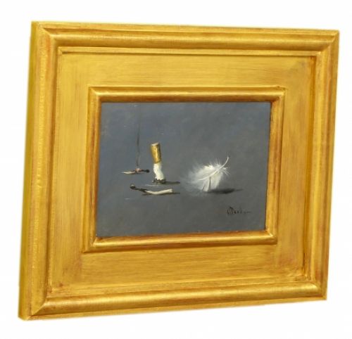 Nederlandse kunstschilder Henk Poeder schilderij