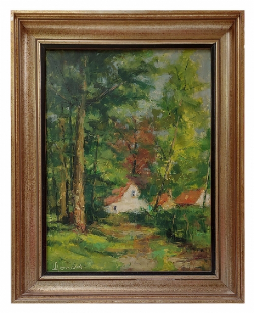 Olieverfschilderij uit 1990 van Vic Dooms kopen