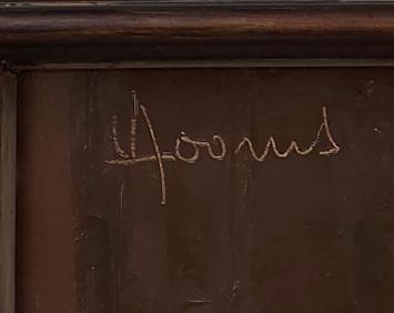 Stilleven, Haringen en blauwe steelpan aan de muur