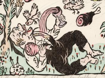 Kunstwerkje kopen van de graficus Luk Duflou