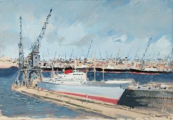 Schilderij van de Belgische kunstenaar René Marie Dujardin kopen