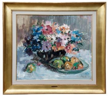 Schilderij, Edmond de Meulenaere Belgische kunstenaar