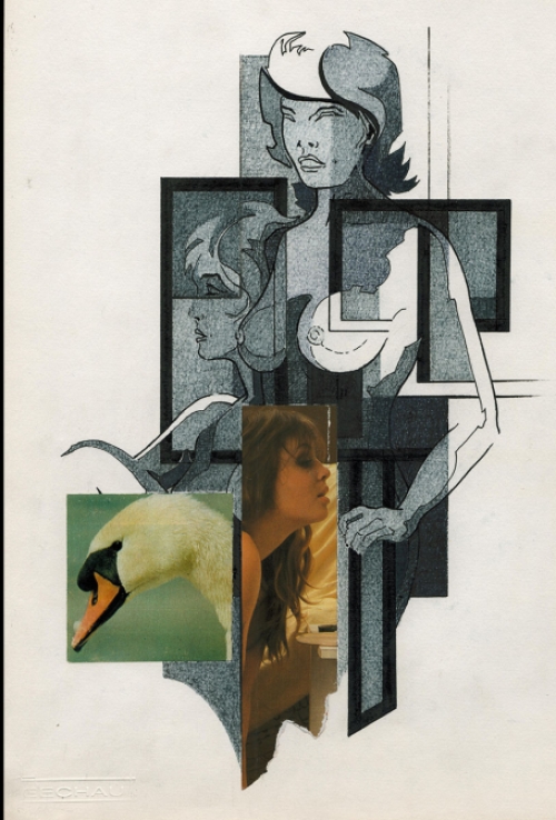 Tekening van de Belgische kunstenaar Eugène Eechaut kopen