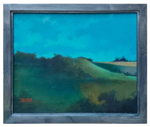 Landschap van de Belgische kunstenaar Eugène Eechaut kopen