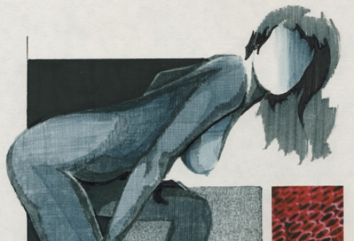 Collage van de Belgische kunstenaar Eugène Eechaut kopen