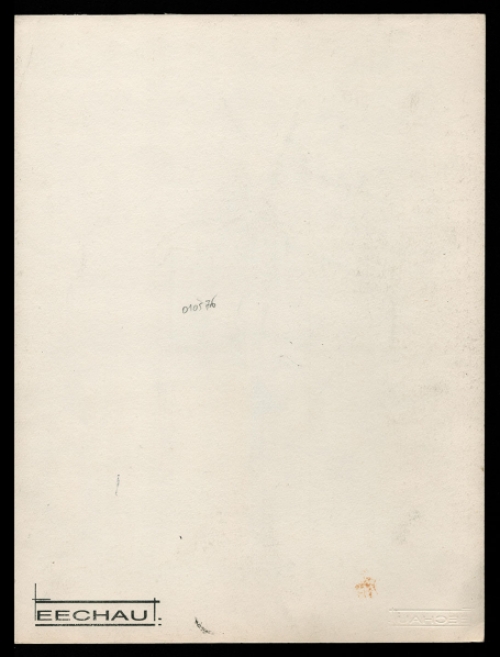 Tekening gemengde techniek,  naakt 1976