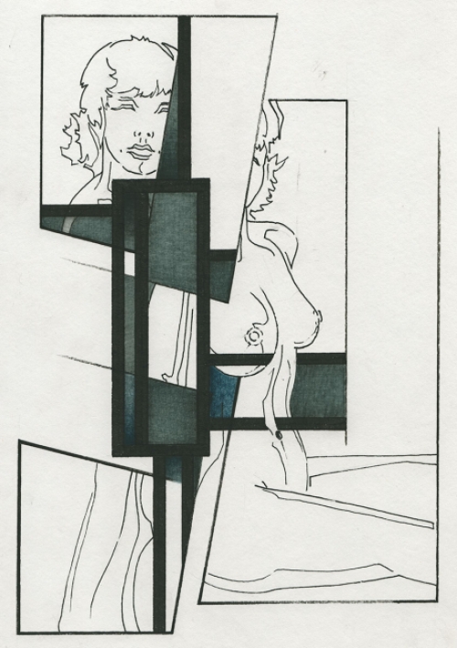 Tekening van de Belgische kunstenaar Eugène Eechaut