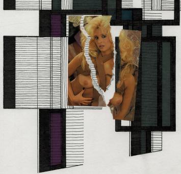 Collage van de Belgische kunstenaar Eugène Eechaut kopen