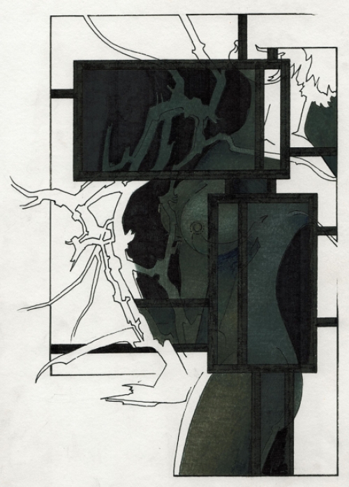 Tekening van de Belgische kunstenaar Eugène Eechaut