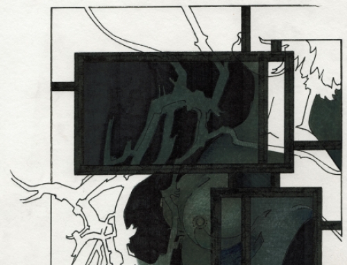 Schaduwtekening van de Belgische kunstenaar Eugène Eechaut kopen