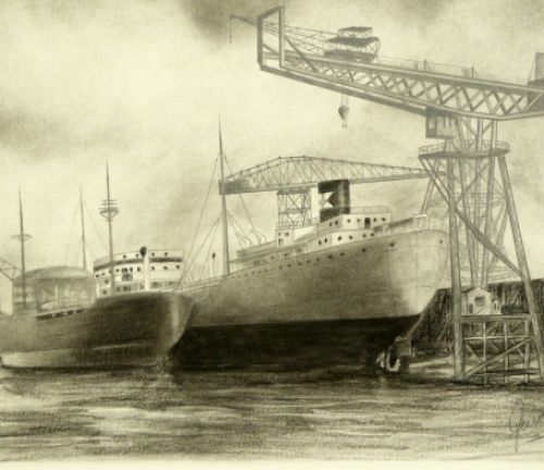 Drawing from Emile Geudens