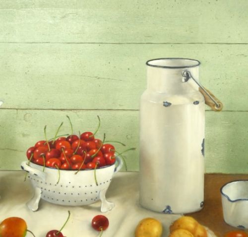 Painting from Emile Geudens, stillive