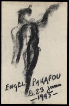 Houtskooltekening van Ernst Engel-Pak kopen