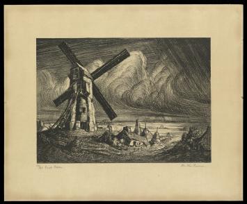 Grafisch werk van de Belgische kunstenaar Edmond Van Dooren kopen