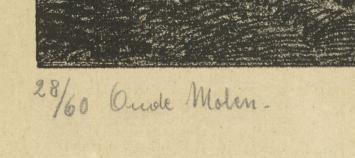 Originele grafiek van E. Van Dooren