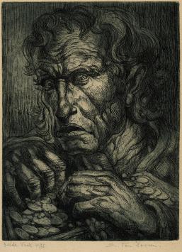 Belgische etser Edmond Van Dooren