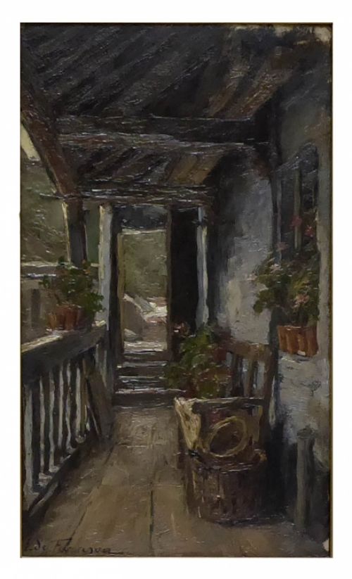 Edgard Farasyn Belgische schilder, aquarellist en graveur