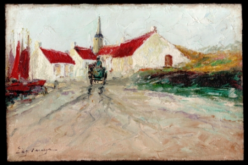 Schilderij van de Belgische kunstenaar Farasyn