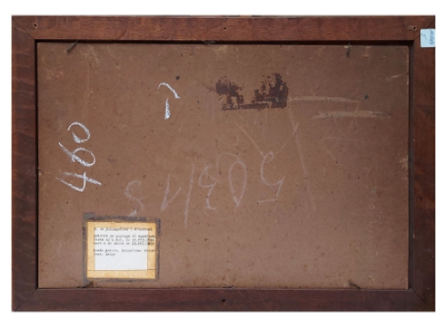 Tableau de Edmond Deschampheleer peintre belge