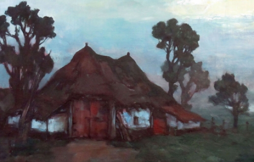 Belgian etcher and drafsman Edmond Van Dooren