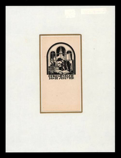 Grafisch werkje van de Belgische kunstenaar Edmond Van Dooren kopen