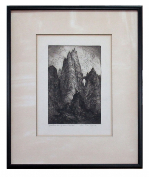 Ets van de Belgische kunstenaar Edmond Van Dooren kopen