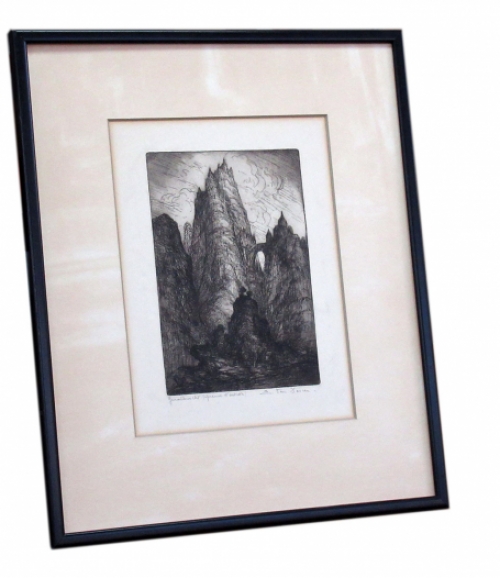 Graalburcht Epreuve d'artiste