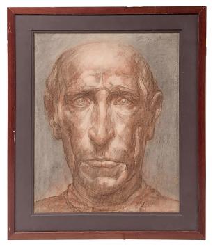 Pastel van de Belgische kunstenaar Edmond Van Dooren kopen