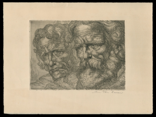 Ets van de Belgische kunstenaar Edmond Van Dooren kopen