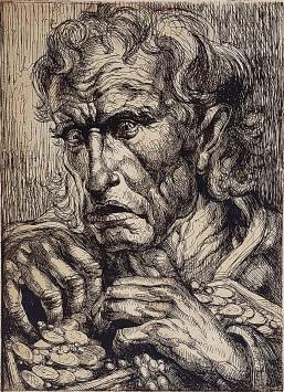 De oude vrek van Van Dooren Edmond