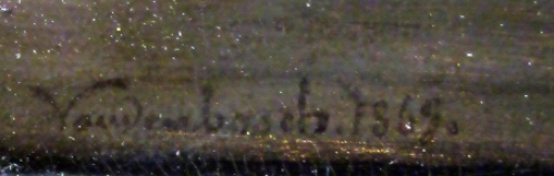 Stilleven met bloemen en kreeften 1869