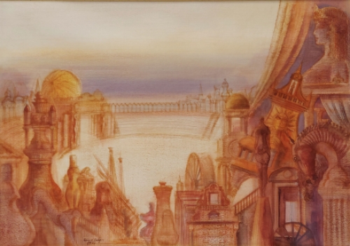 De Belgische schilder Edward Bestgen