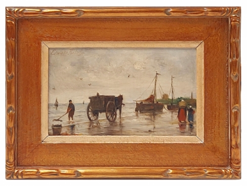 Schilderij van de Belgische schilder Edward Portielje kopen