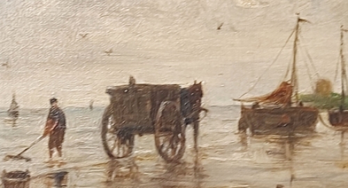 Typerend schilderij van E. Portielje kopen