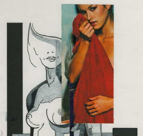 Collage van de Belgische kunstenaar Eugène Eechaut kopen