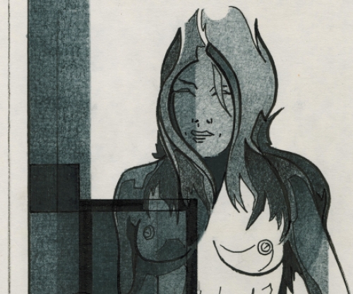 Collage van de Belgische kunstenaar Eugène Eechaut kopen