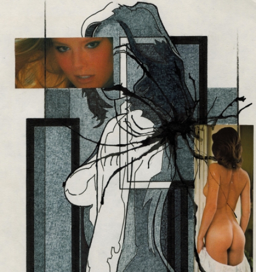 Collage van de Belgische kunstenaar Eugène Eechaut kopen