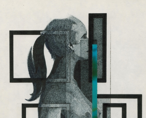 Collage van de Belgische kunstenaar Eugène Eechaut kopen