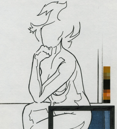 Collage van de Belgische kunstenaar Eugène Eechaut kopen