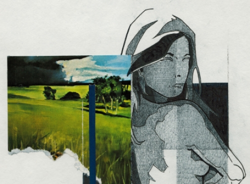 Collage van de Belgische kunstenaar Eugène Eechaut kopen