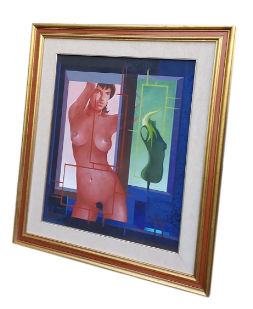 Kunstwerkje uit 1984 van de Belgische kunstenaar Eugène Eechaut