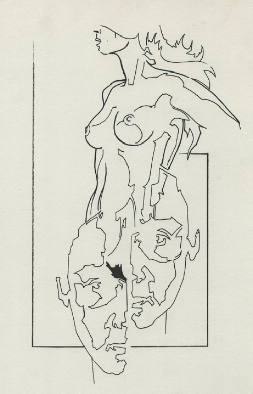 Tekening van de Belgische kunstenaar Eugène Eechaut kopen