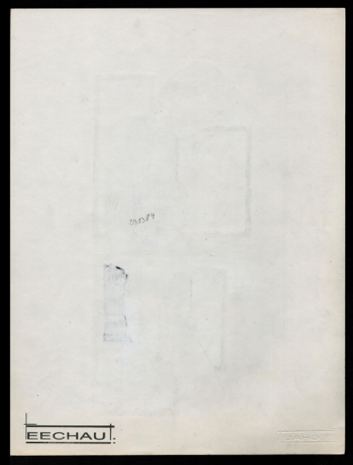 Tekening gemengde techniek,  naakte dame 23 03 1984