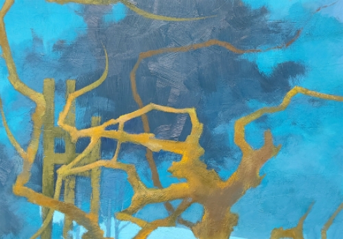 Expressionistisch landschap