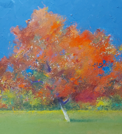 Expressionistisch landschap