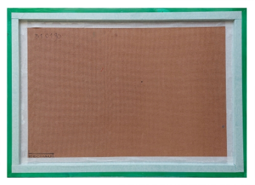 Bomen in een park met herfstkleuren  1990