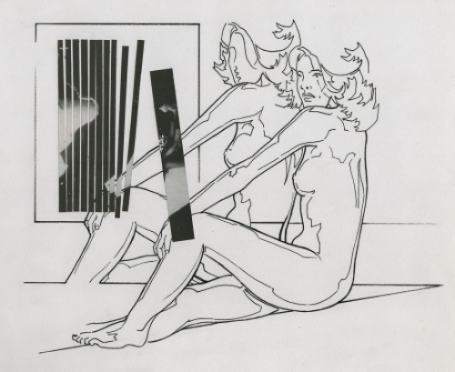 Tekening van de Belgische kunstenaar Eugène Eechaut kopen