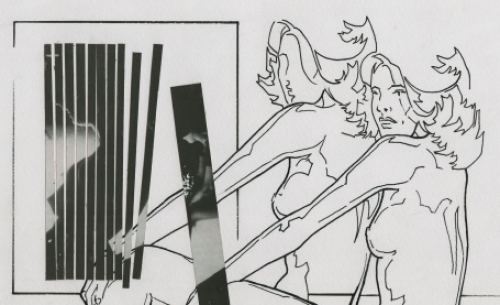 Collage van de Belgische kunstenaar Eugène Eechaut kopen